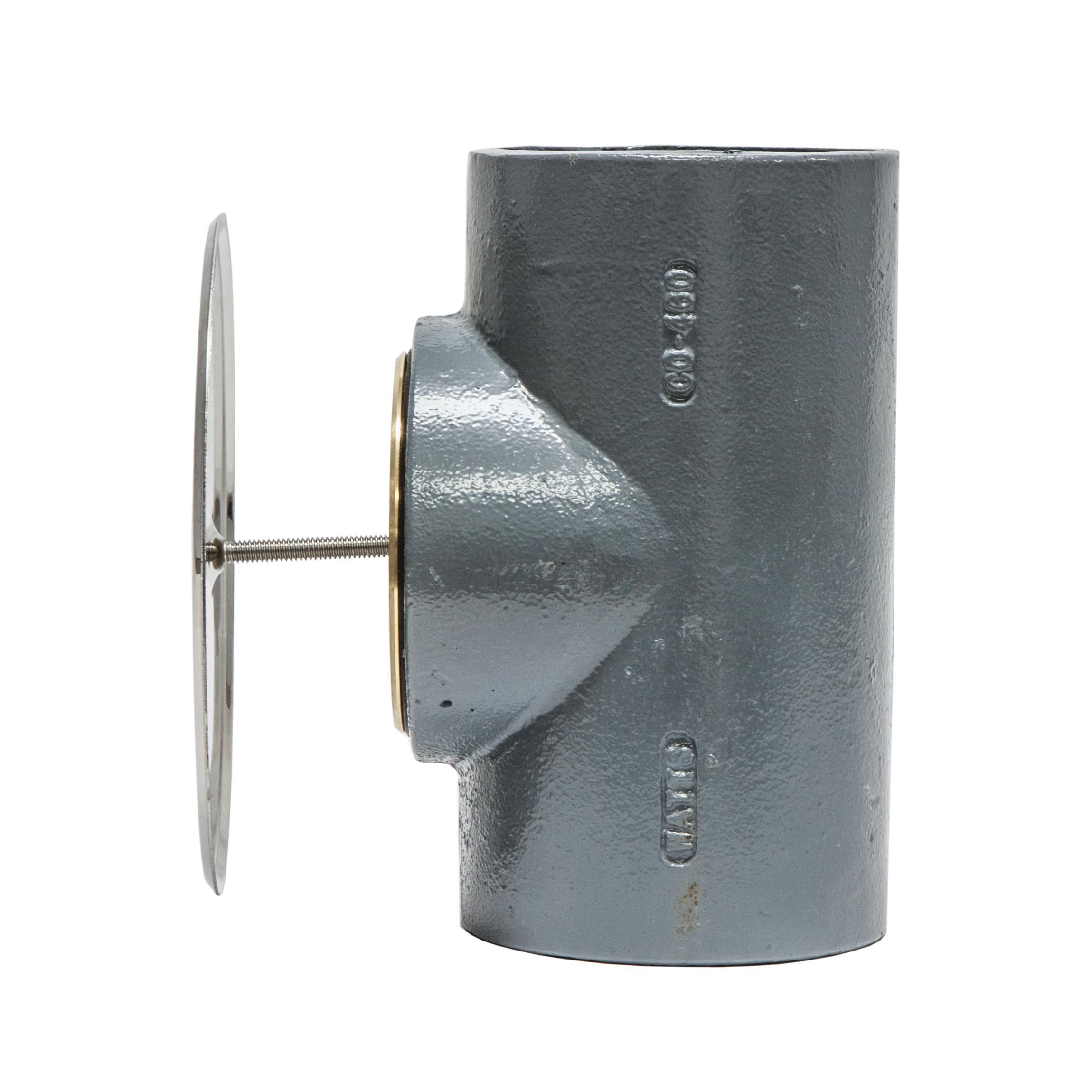 WATTS CO-462-RD STACK CLEANOUT W/BRASS PLUG & SS COVER | Bartle