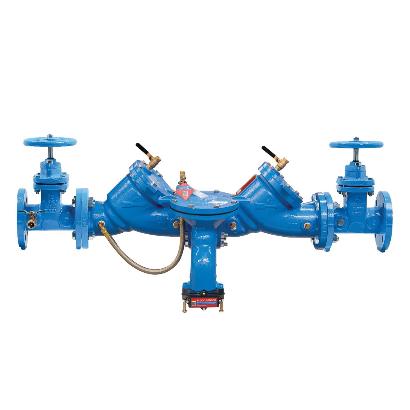 WATTS 88009303 LF909-NRS-FS 4 FLG NRS BACKFLOW PREVENTER WITH FLOOD ...