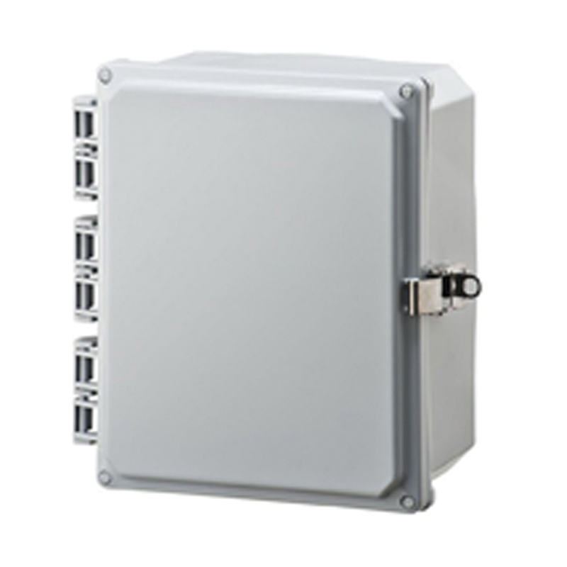 INTEGRA H10084HLL NEMA4X 10X8X4 W/HINGE DOOR/LCK LATCH/FEET