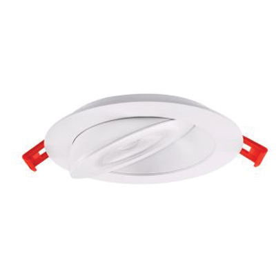 LOTUS LED-4-S9W-5CCT-FG-WH 4 ROUND FLOATING GIMBAL RECESSED LED 9W ...