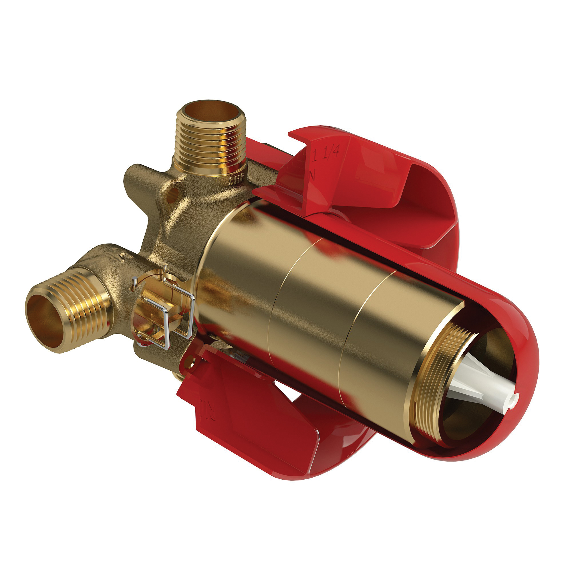 RIOBEL R93 CROSS 2-WAY THERMOSTATIC/PRESSURE BALANCE VALVE ROUGH