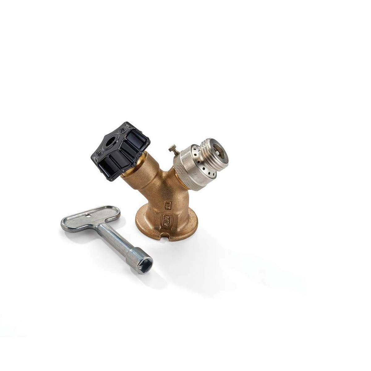 Pnct ZURN Z1341XL-P12 1/2 FPT HOSE BIBB WITH ROUGH BRONZE FINISH