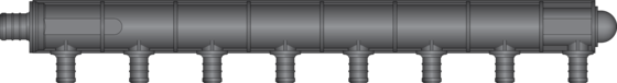 HEATLINK 13208 8-PORT 3/4 PEX CLOSED POLYSULFONE MANIFOLD | Best ...