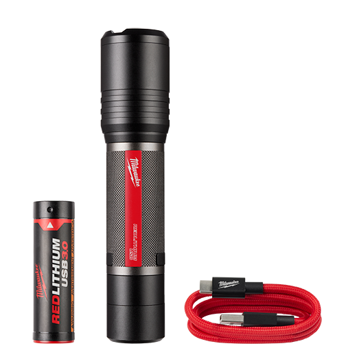 MILWAUKEE 2162-21 RLUSB 2000L SLIDE FOCUS FLASHLIGHT | Bartle & Gibson ...