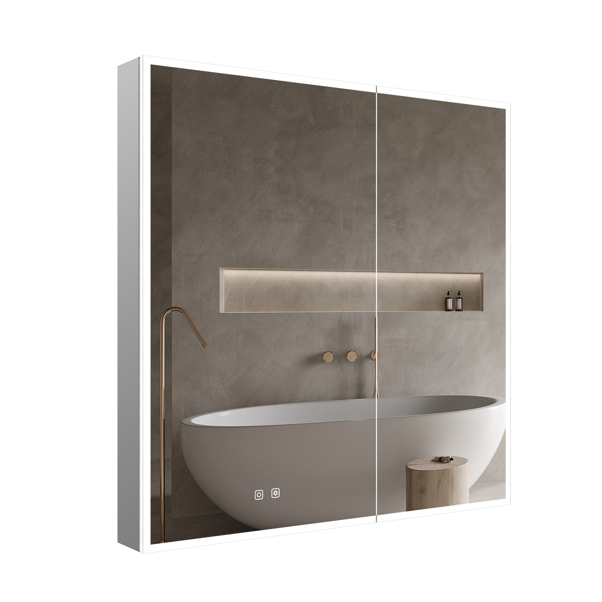 アイケア ym ICO IJ1136 JACKSON 36X36 LED MEDICINE CABINET | Bartle