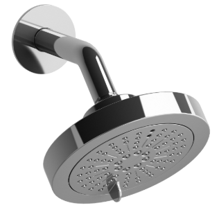 RIOBEL P366C-15 CROSS 2 FUNCTION SHOWER HEAD WITH ARM CHROME