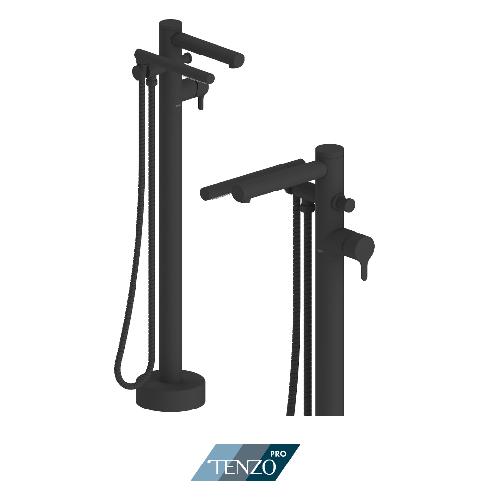 TENZO F-MY52-PB-MB MYLO FREE STANDING TUB FILLER | Bartle & Gibson ...