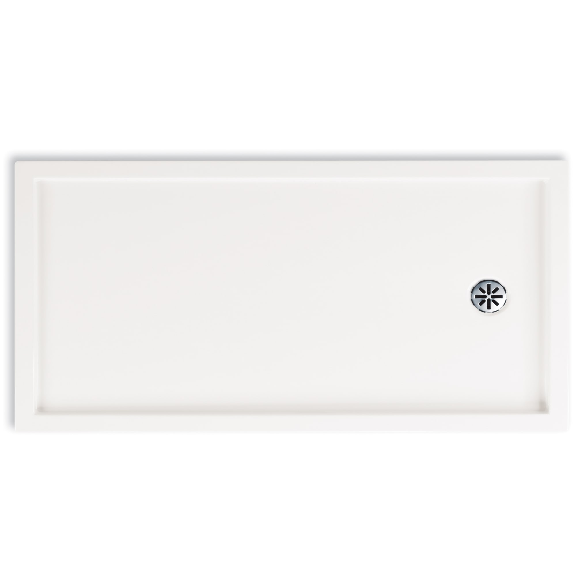 NEPTUNE 220096-501-001-002 ZEN 6030 ALCOVE SHOWER BASE WITH RIGHT-HAND ...