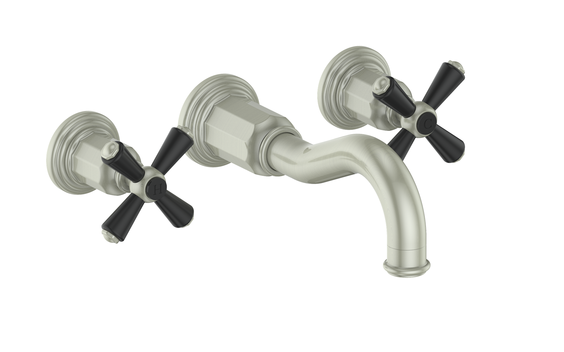 VOGT BF.C3.1520.BB CARINTHIA 8CC WALL MOUNT LAVATORY FAUCET BRUSHED ...
