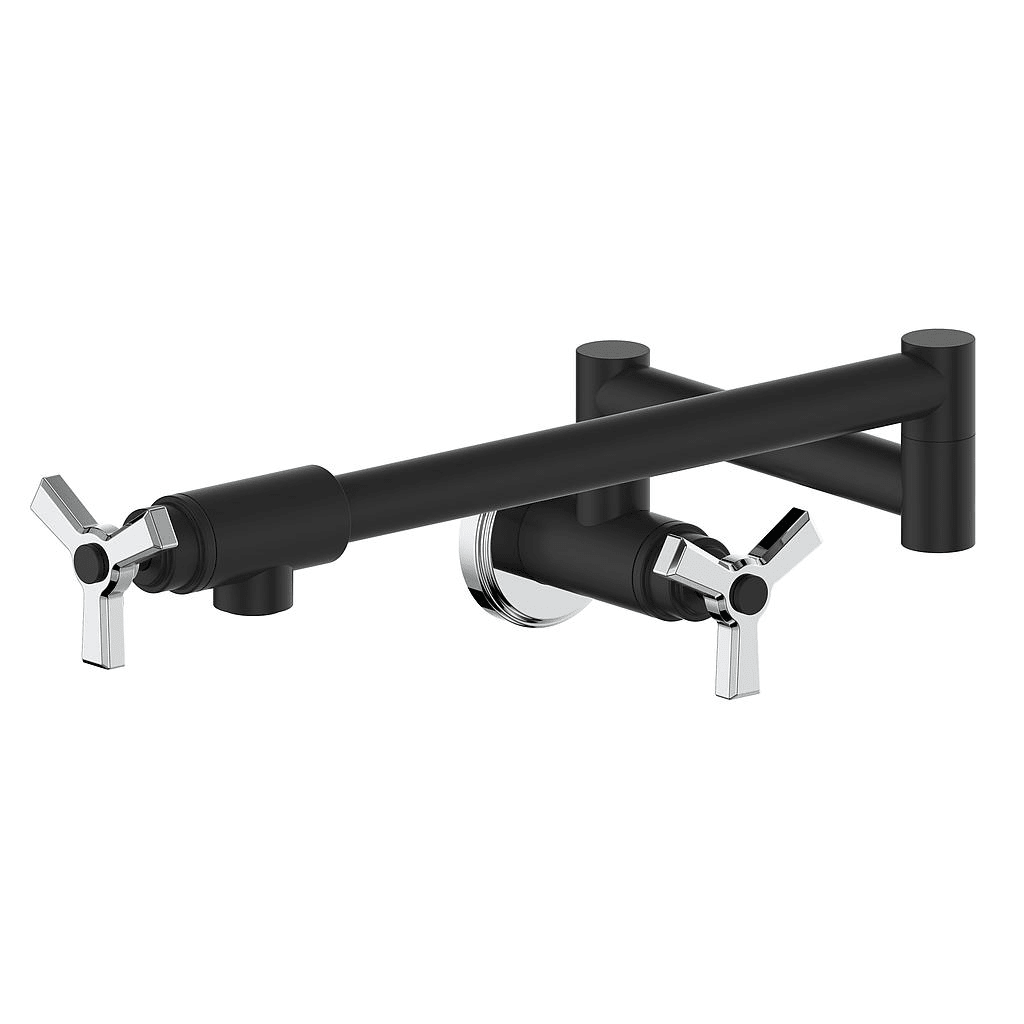 VOGT KF.ZN.13.CB ZEHN POT FILLER CHROME/MATTE BLACK | Bartle