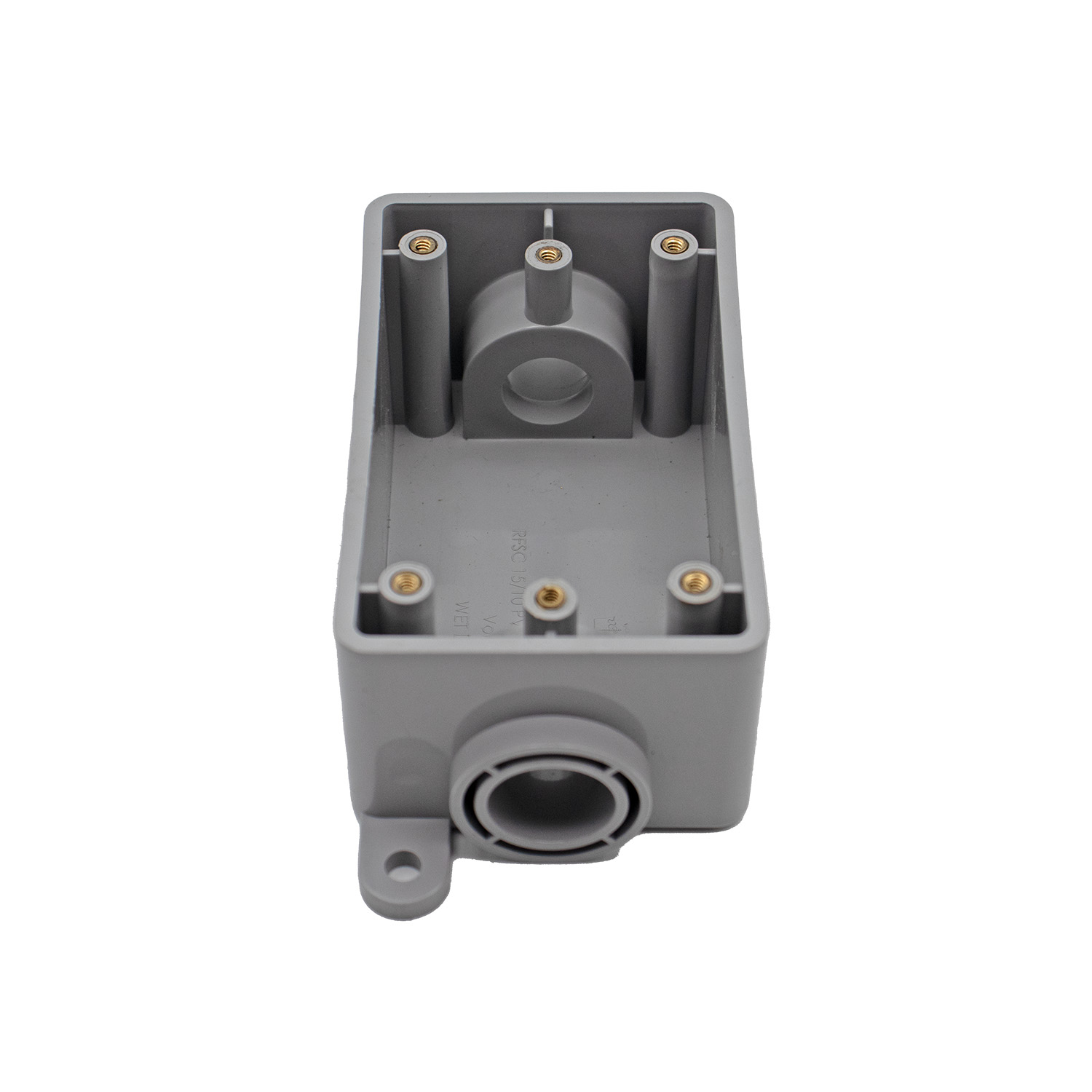 1/2 FS BOX 1G 2 HUB PVC | Bartle & Gibson Wholesale