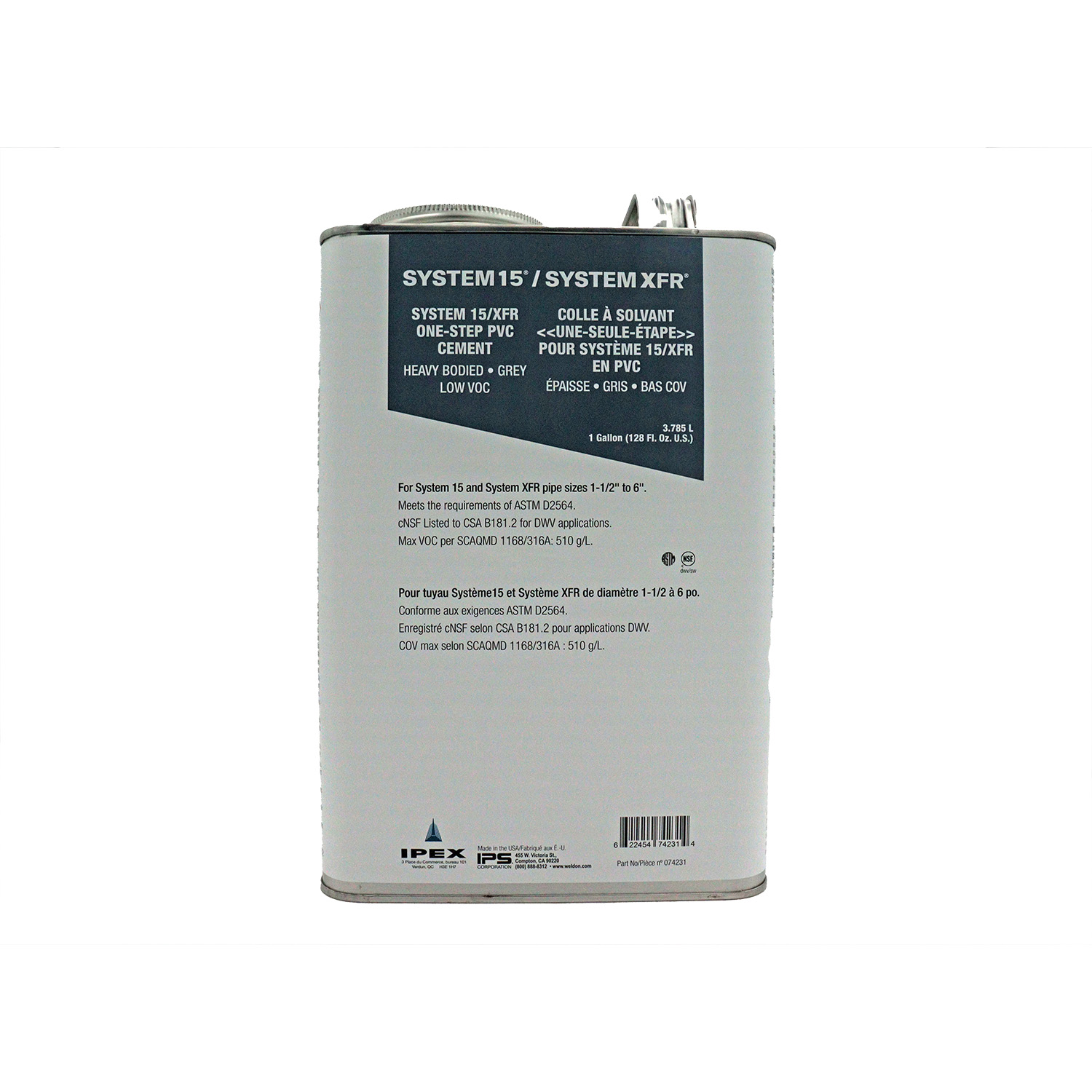 IPEX 074231 1 GALLON ONE STEP CEMENT SYSTEM XFR/15 | Bartle