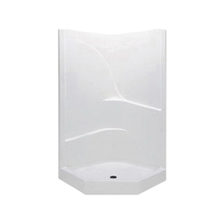 【yt】BrightWin NexTile 6032 Direct-to-Stud Four-Piece Alcove Shower Wall