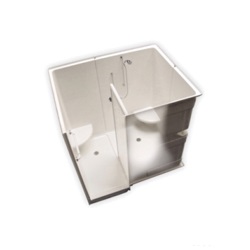 【yt】BrightWin NexTile 6032 Direct-to-Stud Four-Piece Alcove Shower Wall