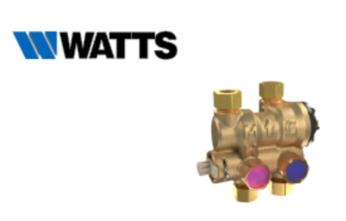 Watts LFUSG-CS Under Sink Guardian point of use mixing valve with Cross Sense Indicator