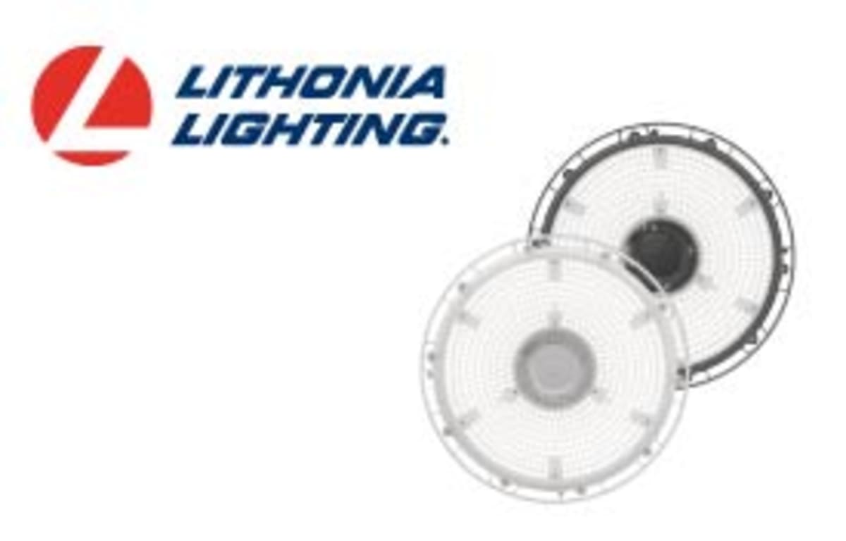 Lithonia Lighting Compact Pro Round High Bay LED fixture for commercial and industrial lighting applications