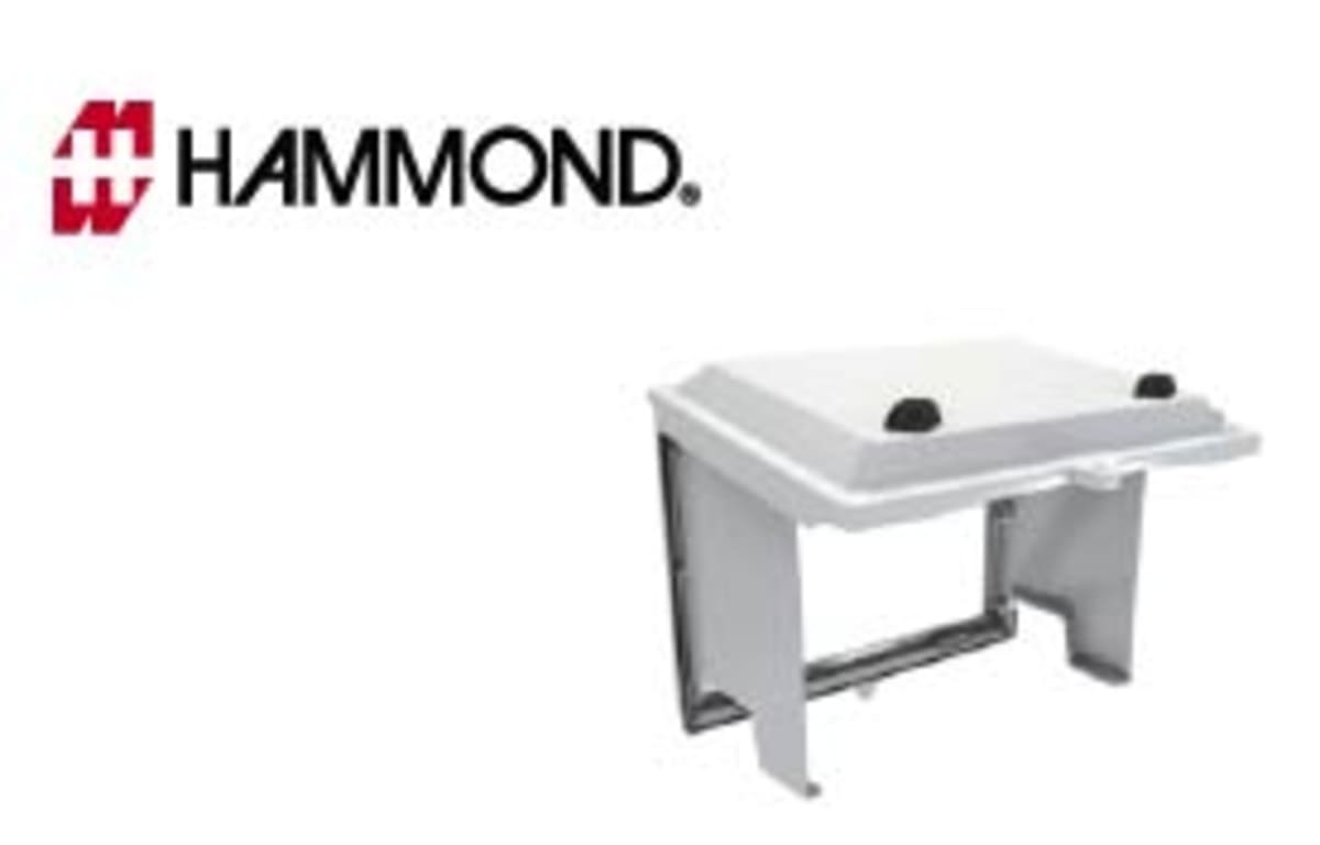 Hammond PCCVR Series polycarbonate sun shield cover for HMI devices