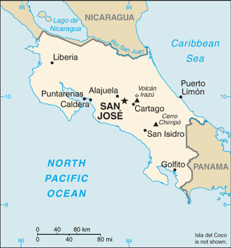 CR country map