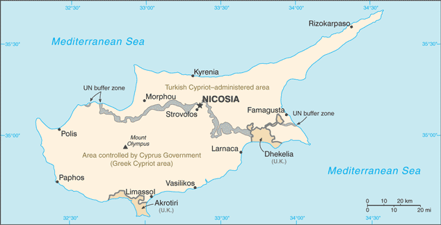 CY country map