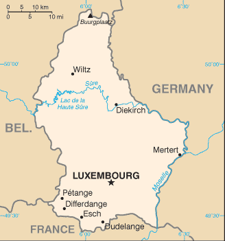 LU country map