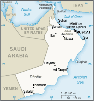 OM country map