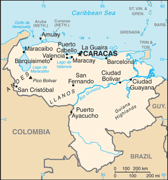 VE country map
