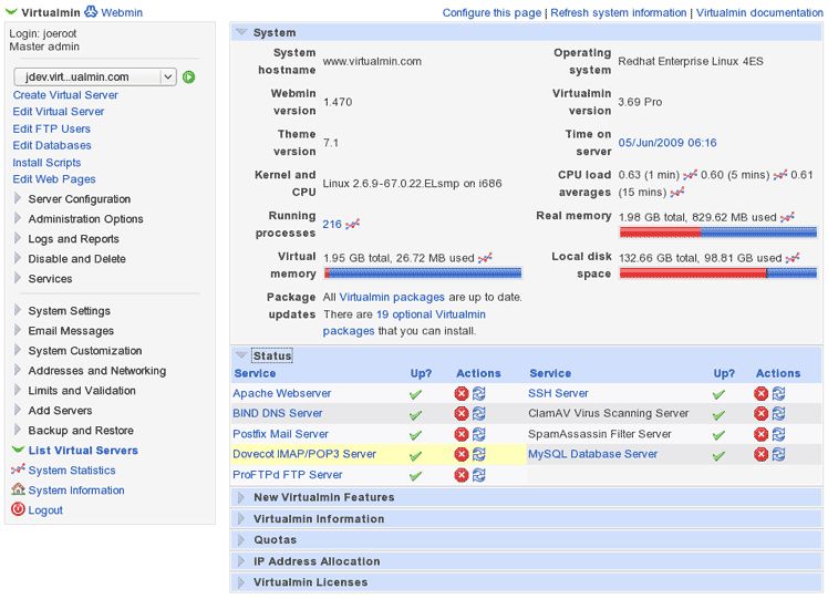 Webhosting Control Panels Software On Linux Windows 2020 Images, Photos, Reviews