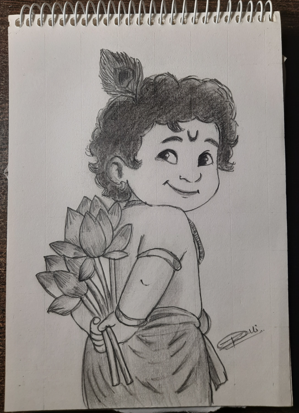 Little Krishna shared on Instagram