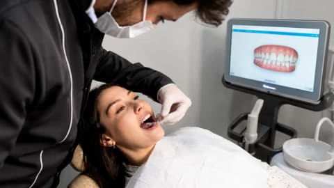 lear aligners treatment for teeth straightening
