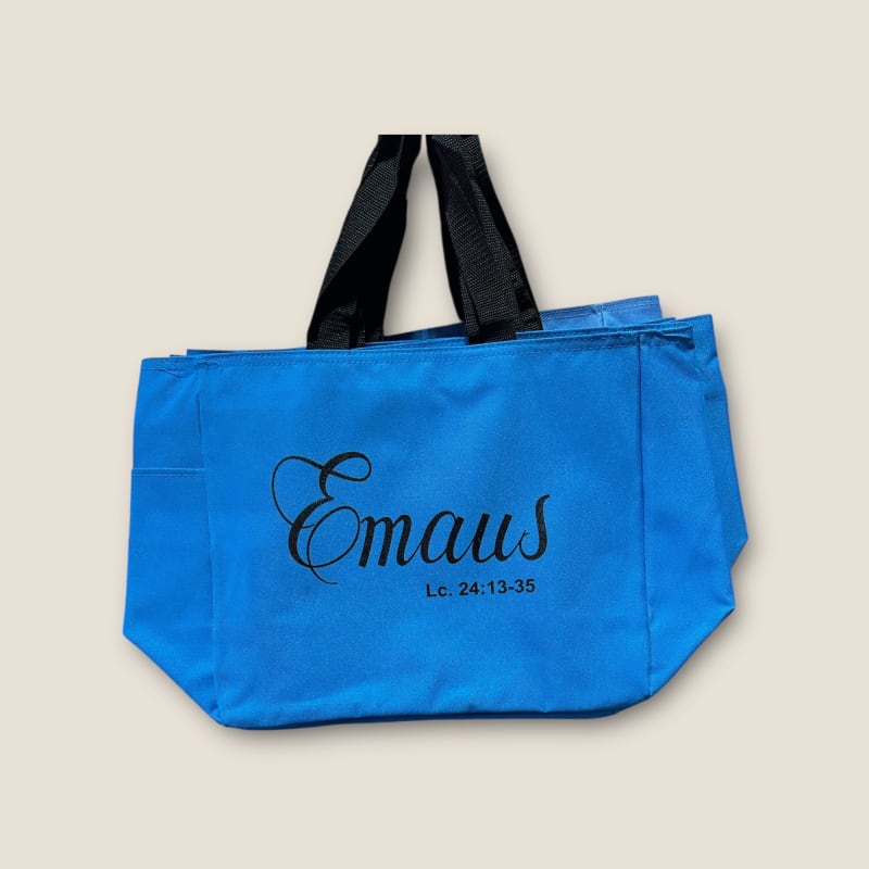 Tote Bag "Emaús" Azul - Lc. 24:13-35