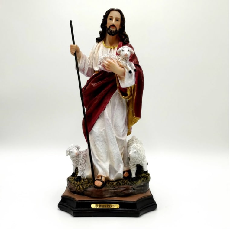 Figura El Buen Pastor - Jesús con Ovejas