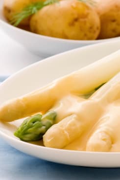 Wein passt Asperges
