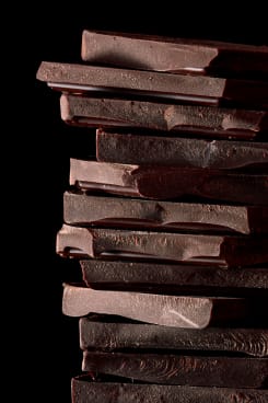 Wein passt Pure chocolade