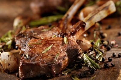 Wein passt Agneau