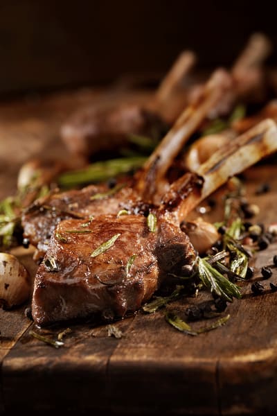 Wein passt Lammfleisch