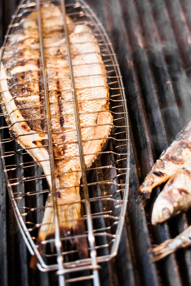 Wein passt gegrilltem Fisch