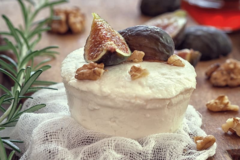 Wein passt mildem Käse