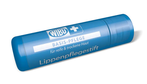 Lippenpflegestift auf Basis pflanzlicher Inhaltsstoffe mit Lichtschutzfaktor 20.