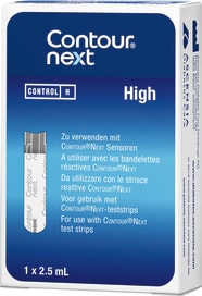 Die CONTOUR® Next Kontrolllösung zur Funktionskontrolle ist für die Verwendung der Blutzuckermessgeräte Next und XT geeignet.