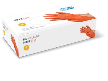 Einmal-Handschuhe aus Nitril, unsteril und puderfrei.