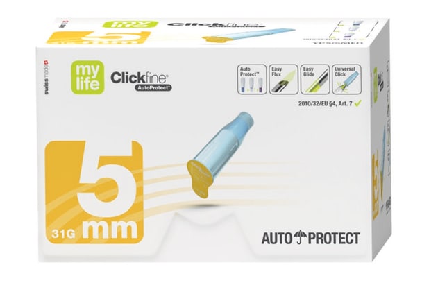 Pen-Nadeln mylife Clickfine AutoProtect (100er-Pack) Bild 2