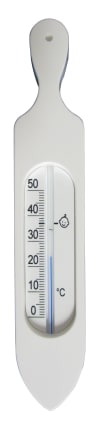 Badethermometer Kunststoff, weiß Bild 1