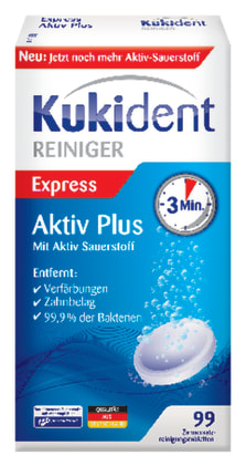 Kukident Reinigungstabletten Activ Plus Bild 1