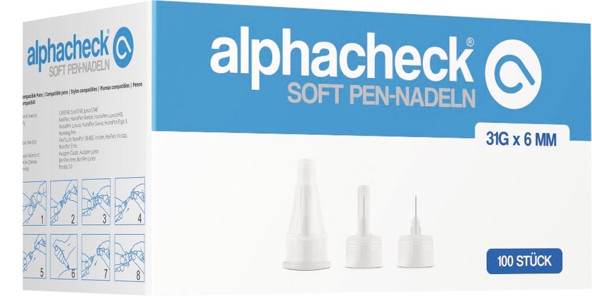 Soft Pen-Nadeln alphacheck (100er-Pack) Bild 1