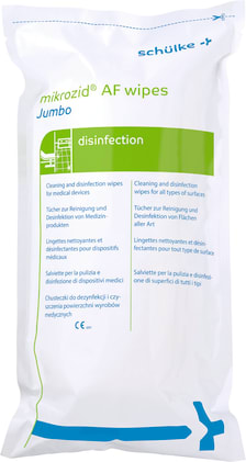 mikrozid® AF Jumbo wipes Flächendesinfektionstücher (220er-Pack) Bild 1