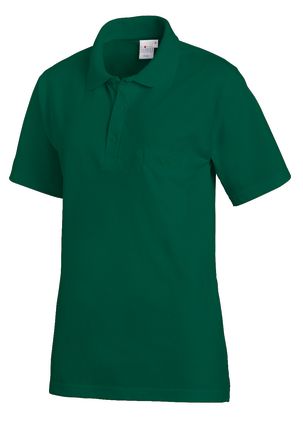 Kurzarm Polo-Shirt im modernen Schnitt für Pflegepersonal mit Knopfverschluss, 1 Brusttasche und Seitenschlitzen. Das Polo-Shirt ist bis 60°C waschbar. Bild 1