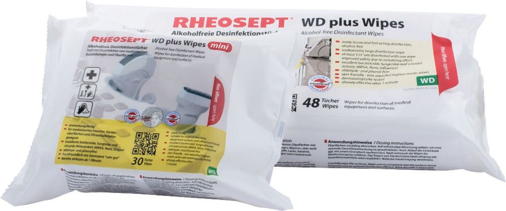 Rheosept WD Plus Wipes Tücher Bild 1