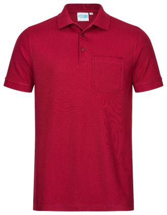 Modernes unisex Polo-Pique-Shirt mit 1 aufgesetzten Brusttasche und kurzen Armen.  Bild 1