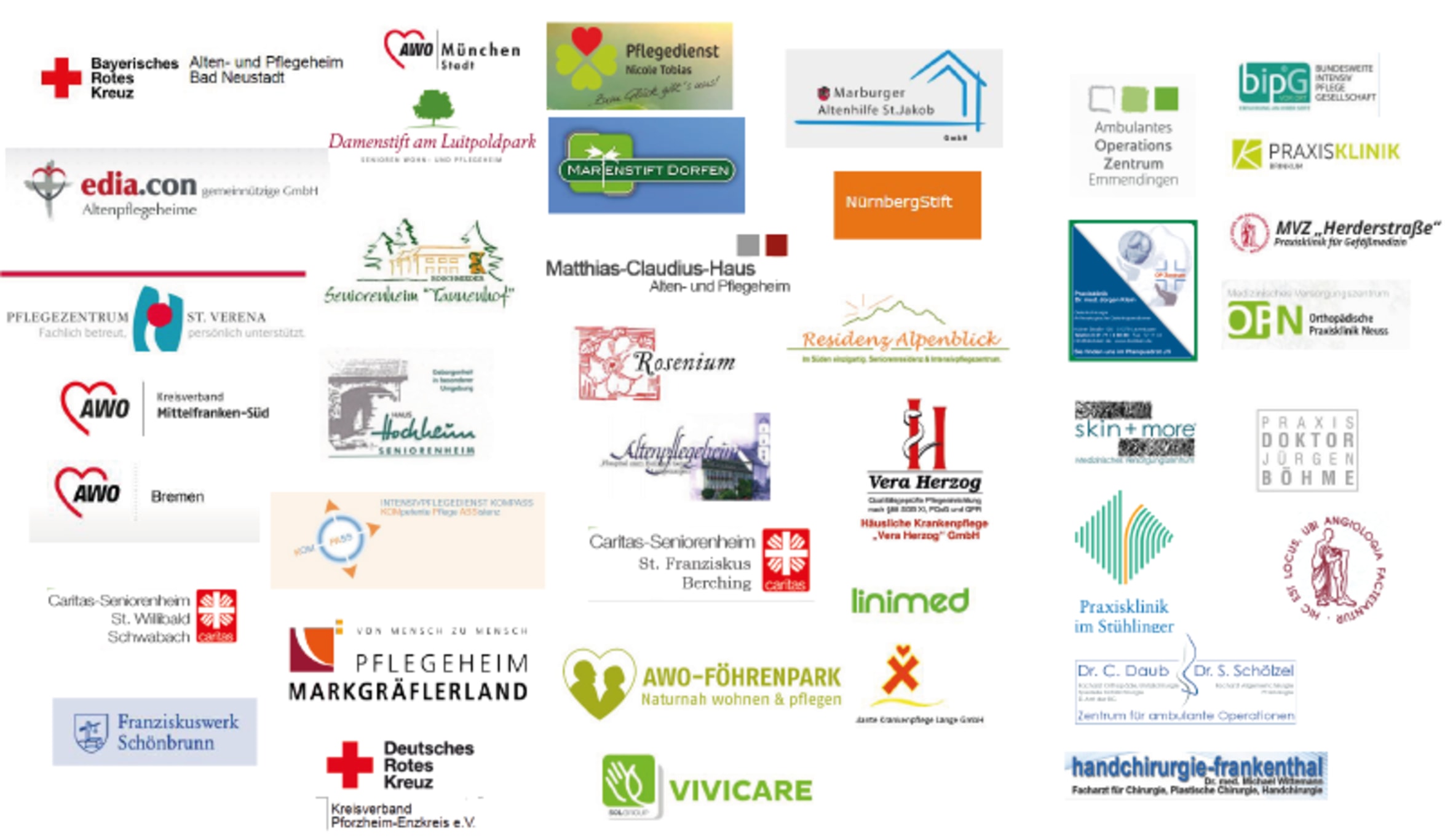 VACURA Pro Referenzkunden Logos Referenzkunden VACURA Pro Logos