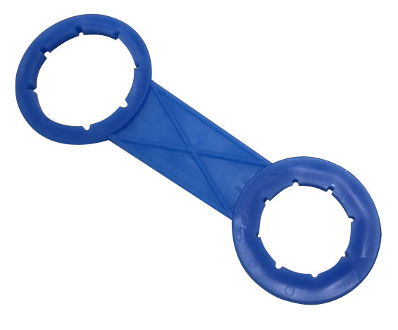 MAAJ Kanisterschlüssel DIN 45 Blau - Handschlüssel Für Kanisterverschlüsse Made In Germany